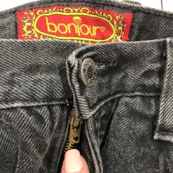 Bonjour vintage MOM jeans size 13/14 raw hem - Picture 4 of 7